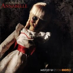 Halloween Mezco Annabelle The Conjuring Doll MDS Roto Plush