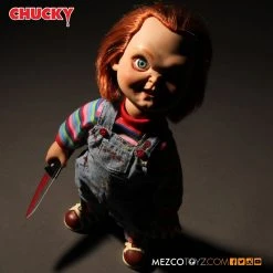 Halloween Mezco Toyz Sneering Chucky 15" Mega Good Guy Action Figure With Sound