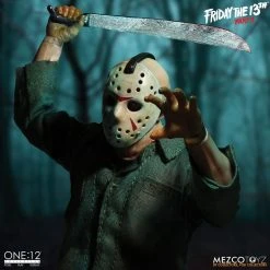 Halloween Jason Voorhees Mezco Toys One:12 Friday The 13th Part 3 Action Figure