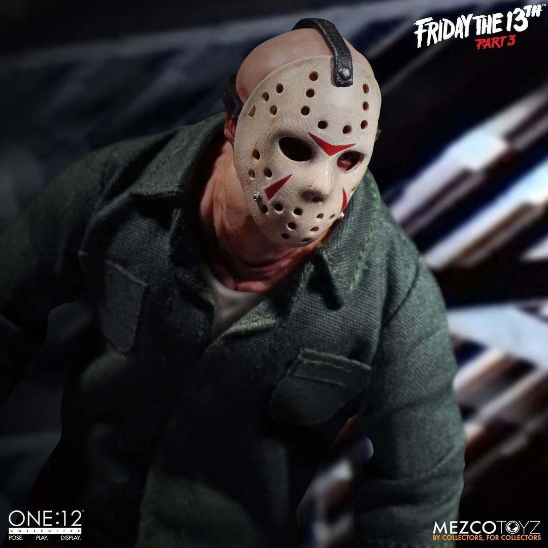Halloween Jason Voorhees Mezco Toys One:12 Friday The 13th Part 3 Action Figure