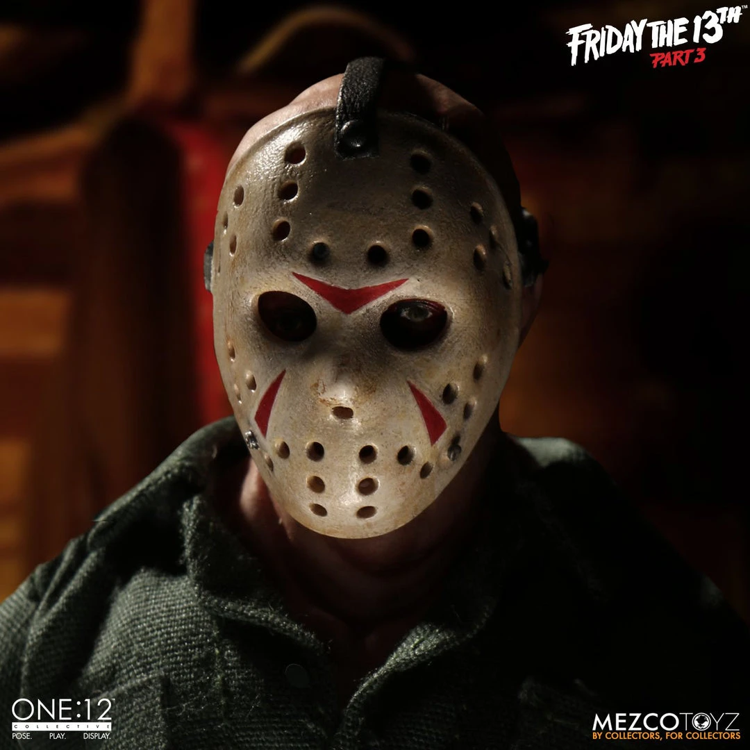 Halloween Jason Voorhees Mezco Toys One:12 Friday The 13th Part 3 Action Figure