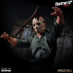 Halloween Jason Voorhees Mezco Toys One:12 Friday The 13th Part 3 Action Figure
