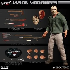 Halloween Jason Voorhees Mezco Toys One:12 Friday The 13th Part 3 Action Figure