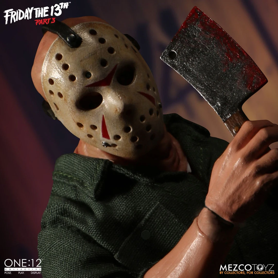 Halloween Jason Voorhees Mezco Toys One:12 Friday The 13th Part 3 Action Figure