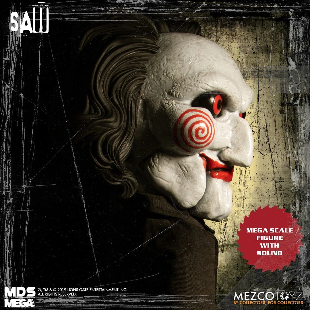 Mezco Saw Talking Billy Doll Designer Series MDS Mega Scale Halloween