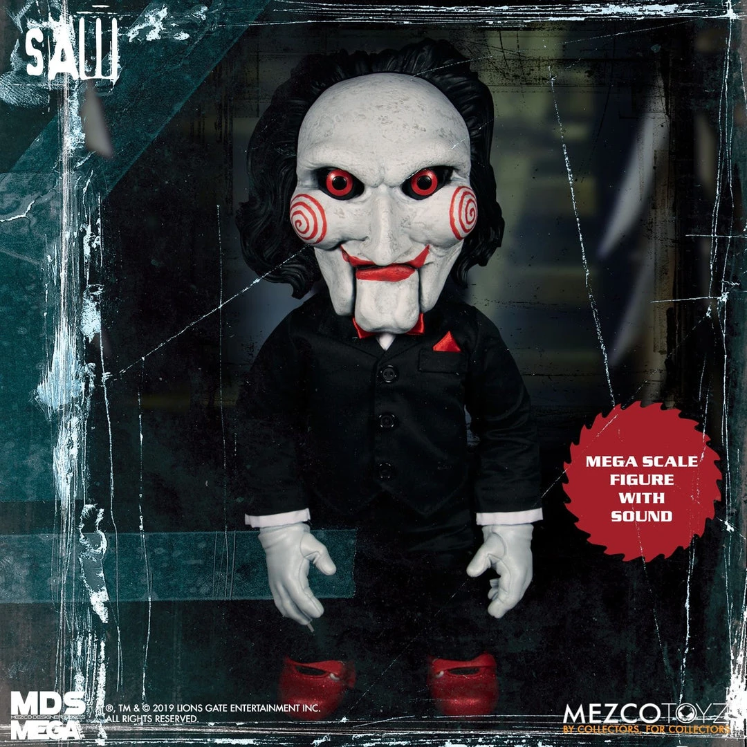 Mezco Saw Talking Billy Doll Designer Series MDS Mega Scale Halloween