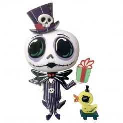 The World Of Miss Mindy Nightmare Before Christmas Jack Skellington With Present World Of Miss Mindy Vinyl Figurine Halloween