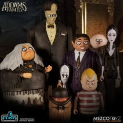 Mezco The Addams Family Set Of 4 (8 Characters) By 5 Point