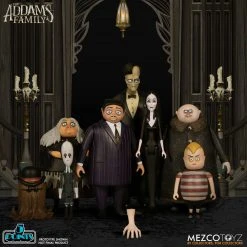 Mezco The Addams Family Set Of 4 (8 Characters) By 5 Point