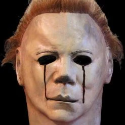 Halloween II Micheal Myers Blood Tears Deluxe Mask By Trick Or Treat Studios