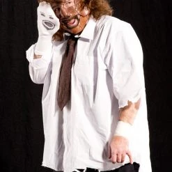 Halloween Mankind WWE World Wrestling Mask By Trick Or Treat Studios