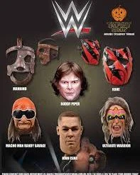Halloween Mankind WWE World Wrestling Mask By Trick Or Treat Studios