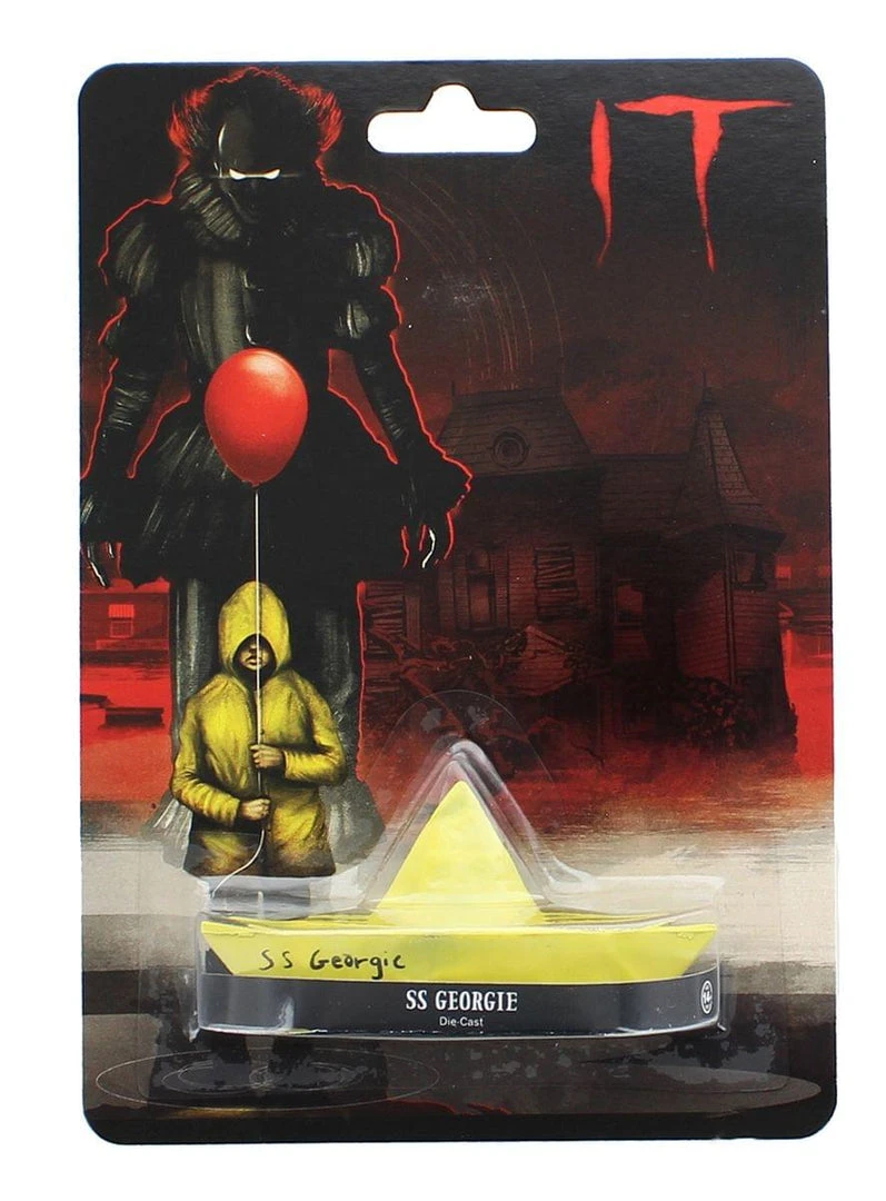 Halloween IT Movie SS Georgie Diecast Boat Pennywise Clown Factory Entertainment