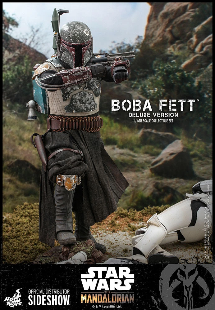 Hot Toys Boba Fett The Mandalorian Deluxe Sixth Scale Figure Set Hot Toys Limited