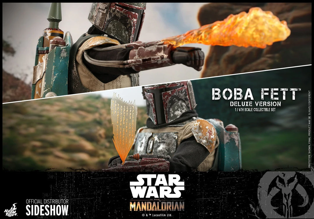 Hot Toys Boba Fett The Mandalorian Deluxe Sixth Scale Figure Set Hot Toys Limited