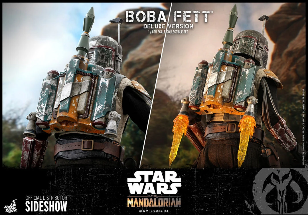 Hot Toys Boba Fett The Mandalorian Deluxe Sixth Scale Figure Set Hot Toys Limited