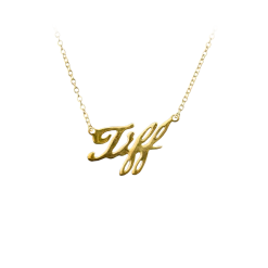 Trick Or Treat Studios Bride Of Chucky Tiffany Gold Pendant With Necklace Halloween