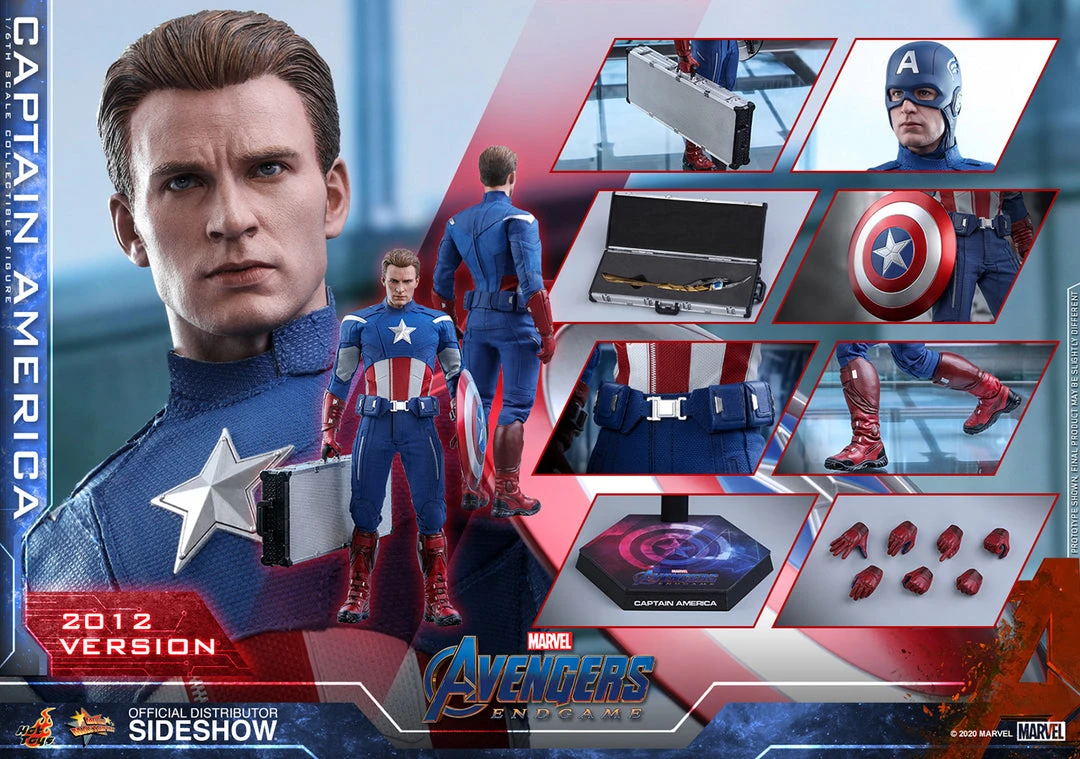 Hot Toys Hot Toys Limited Marvel Avengers Captain America Sixth Scale Figure