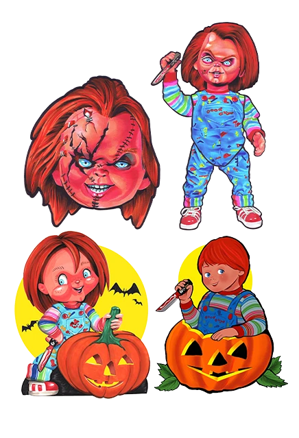Trick Or Treat Studios Chucky Child's Play Wall Decor Series 1 Halloween Collection