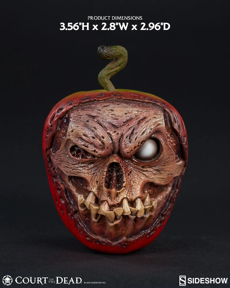 Sideshow Collectibles Court Of The Dead Skull Apple (Rotten Version)