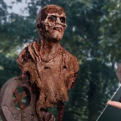 Trick Or Treat Studios Halloween Fulci Zombie Worm Zombie Poster Bust