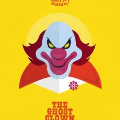 Trick Or Treat Studios Scooby Doo The Ghost Clown Mask