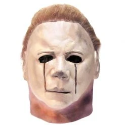Halloween II Micheal Myers Blood Tears Deluxe Mask By Trick Or Treat Studios