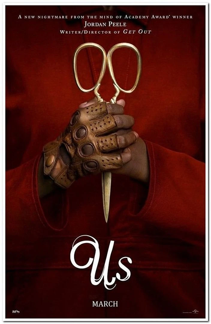 Trick Or Treat Studios Jordan Peele - Us - Scissors Prop - Tethered Gold Killer Halloween