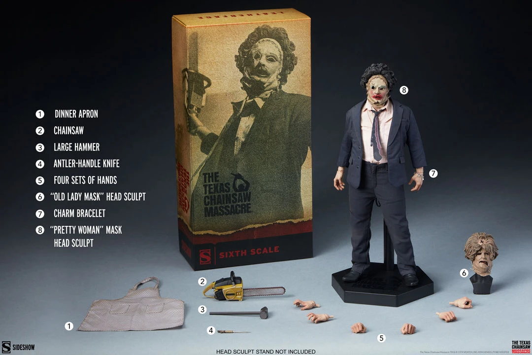 Sideshow Collectibles Halloween Texas Chainsaw Massacre 1974 Pretty Woman Leatherface Sixth Scale Figure