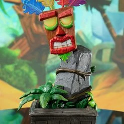 First 4 Figures Crash Bandicoot Mini Aku Aku Mask Statue