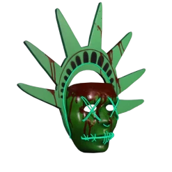 The Purge: Election Year Lady Liberty Light Up Mask By Trick Or Treat Studios