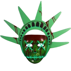 The Purge: Election Year Lady Liberty Light Up Mask By Trick Or Treat Studios