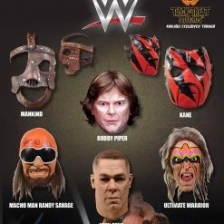 Roddy Piper WWE World Wrestling Mask By Trick Or Treat Studios Halloween