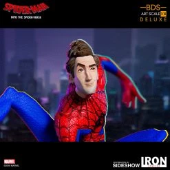 Iron Studios Marvel Into The Spider-verse Spider-Man Peter B Parker 1/10th Scale Statue