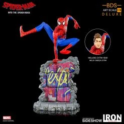 Iron Studios Marvel Into The Spider-verse Spider-Man Peter B Parker 1/10th Scale Statue