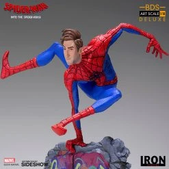 Iron Studios Marvel Into The Spider-verse Spider-Man Peter B Parker 1/10th Scale Statue