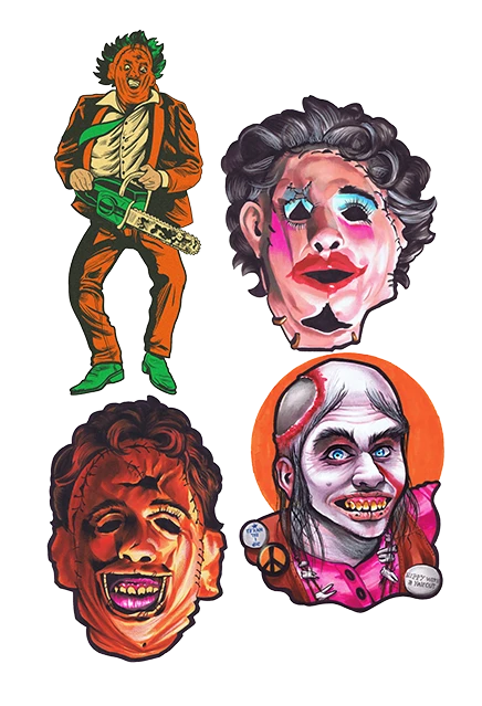 Trick Or Treat Studios Texas Chainsaw Massacre Wall Decor Series 1 Collection Halloween